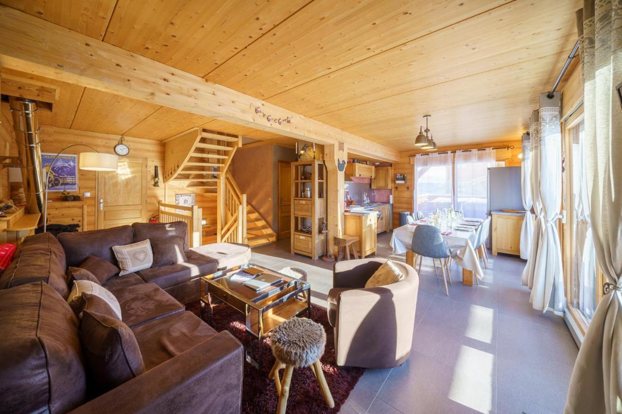 Villa Les Balcons du Golf à Alpe dʼHuez Extérieur photo