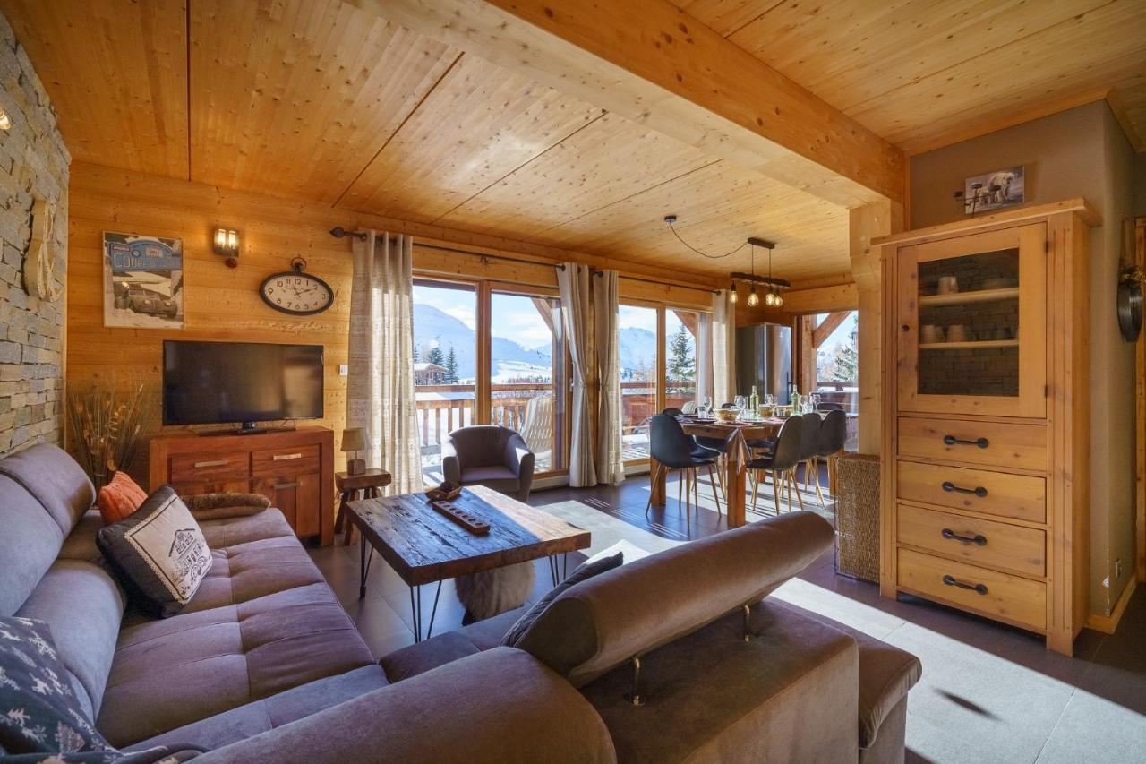 Villa Les Balcons du Golf à Alpe dʼHuez Extérieur photo