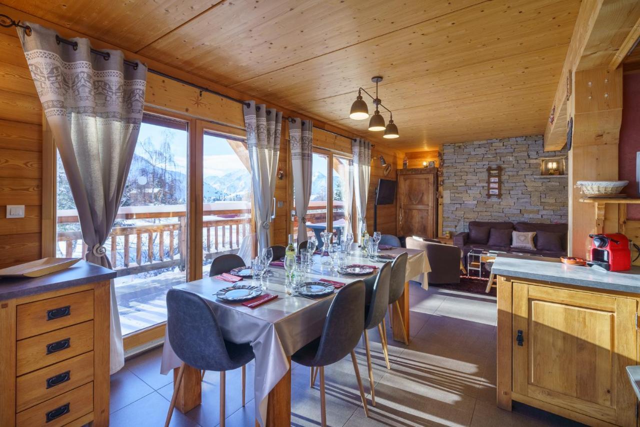 Villa Les Balcons du Golf à Alpe dʼHuez Extérieur photo