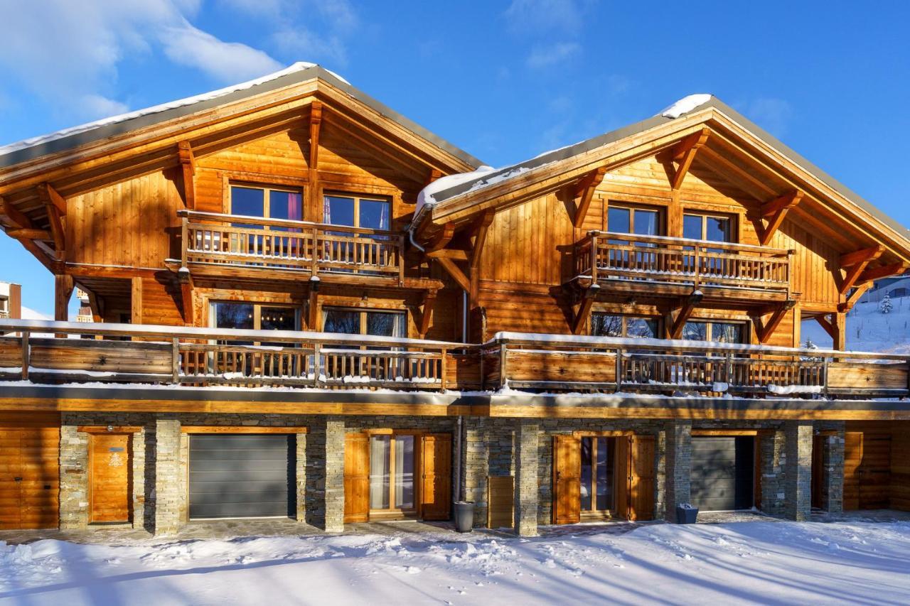 Villa Les Balcons du Golf à Alpe dʼHuez Extérieur photo