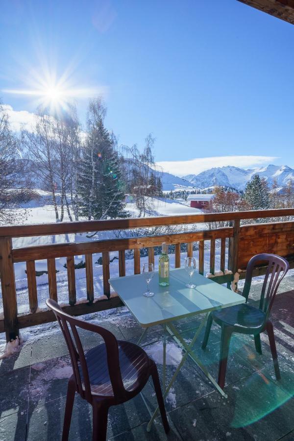Villa Les Balcons du Golf à Alpe dʼHuez Extérieur photo