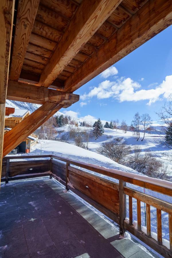 Villa Les Balcons du Golf à Alpe dʼHuez Extérieur photo