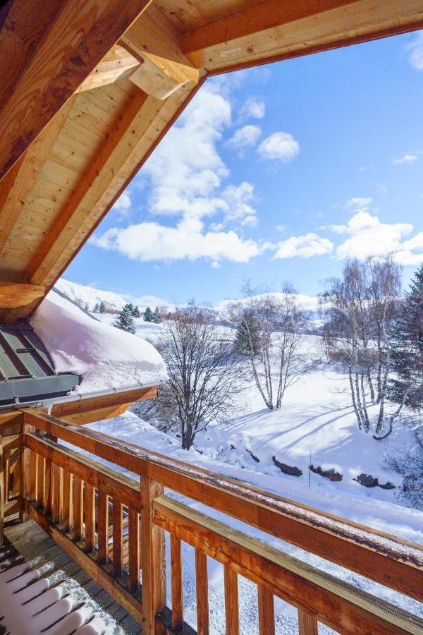 Villa Les Balcons du Golf à Alpe dʼHuez Extérieur photo