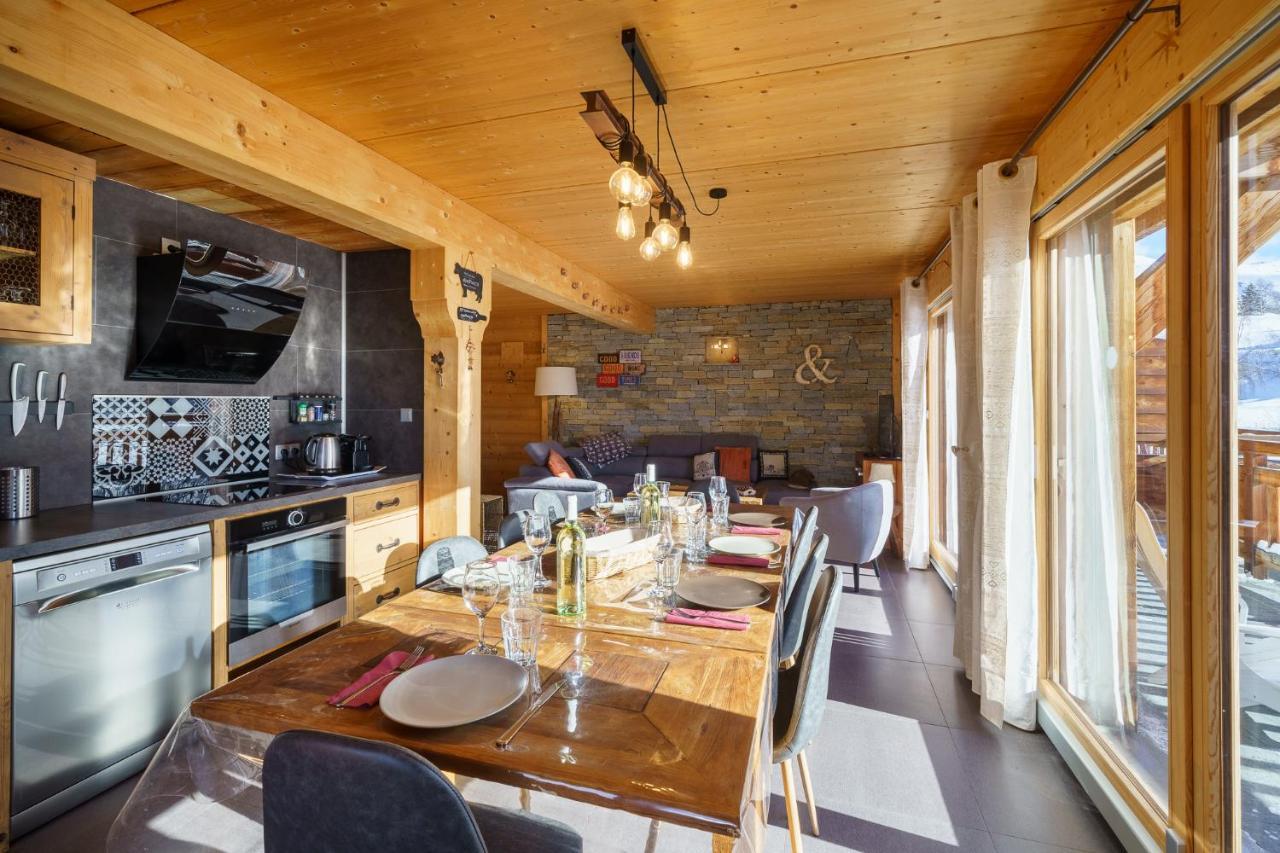 Villa Les Balcons du Golf à Alpe dʼHuez Extérieur photo