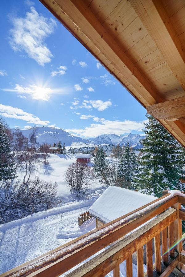Villa Les Balcons du Golf à Alpe dʼHuez Extérieur photo